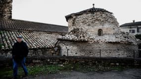 Une église du Teil, qui n'a pas résisté au séisme