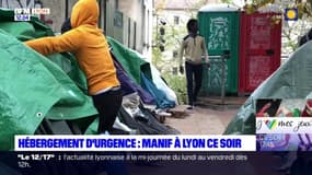 Lyon: une manifestation pour davantage d'hébergements d'urgence