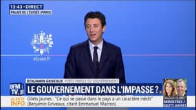ISF: Benjamin Griveaux assure qu'il "n'y a pas de cacophonie" au sein du gouvernement