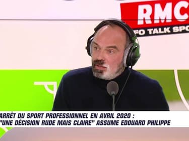 "Une décision rude mais claire", Edouard Philippe assume l'arrêt du sport pro en avril 2020