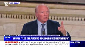 Loi immigration: "Il ne faut pas de prime à la clandestinité", affirme Brice Hortefeux (député européen LR et ancien ministre de l'Intérieur)