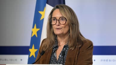 Sophie Primas à l'Élysée le 3 janvier 2025