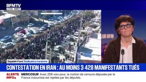 La réalisatrice iranienne, Sepideh Farsi, revient sur les manifestations en Iran alors qu'au moins 3.428 d'entre eux ont été tués 