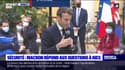 A Nice, Emmanuel Macron annonce vouloir "doubler la présence policière" d'ici 2030