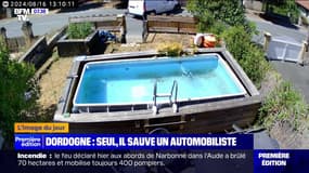 L'image du jour : Dordogne, seul... il sauve un automobiliste - 11/09