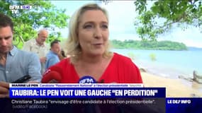 Marine Le Pen: "Je crois que la gauche est totalement en perdition, ils ne savent plus du tout comment sortir de cette spirale"