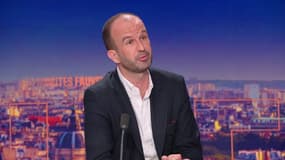 Manuel Bompard sur le plateau de BFMTV, le 2 décembre 2025. 
