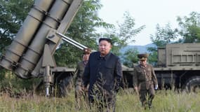Kim Jong Un le 10 septembre 2019 - KCNA VIA KNS / AFP