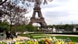 Paris et la Tour Eiffel au printemps.