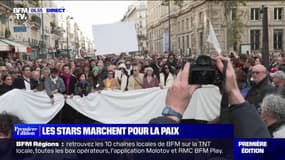 Israël/Hamas: le monde de la culture a marché pour la paix ce dimanche