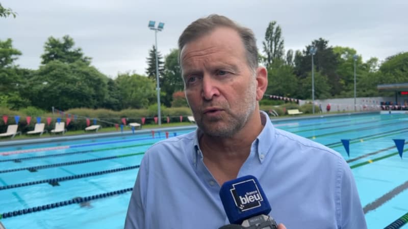 Franck Horter, président du Mulhouse Olympic Natation, le vendredi 14 juin 2024.