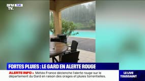 Le Gard placé en vigilance rouge en raison des orages et pluies torrentielles