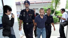 Le commercant malaisien Asni Omar, accusé du meurtre de Stéphanie Foray, lors de son procès le 17 mai 2012.