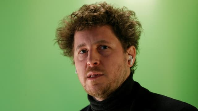 Le secrétaire national d'Europe Ecologie Les Verts (EELV) et candidat à la présidence de la région Ile-de-France Julien Bayou, le 19 janvier 2021 à Paris