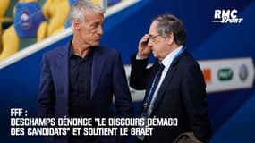  FFF : Deschamps dénonce "le discours démago" des candidats et soutient Le Graët