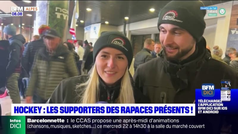 Hockey: les supporters des Rapaces ont répondu présents