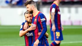 Jordi Alba et Gerard Piqué