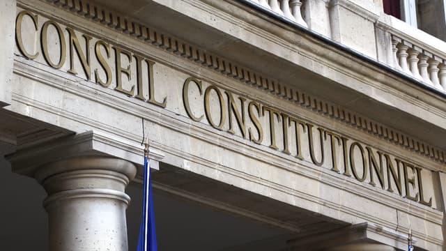La façade du Conseil constitutionnel, à Paris.