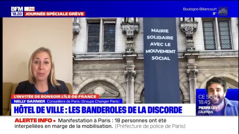 Grève du 31 janvier: l'opposition vent debout contre les banderoles de la mairie de Paris