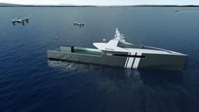 Rolls-Royce a dévoilé un projet de navire autonome, dédié à des missions de surveillance maritime.