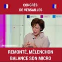 Congrès de Versailles: remonté, Jean-Luc Mélenchon balance son micro sur le plateau de BFMTV