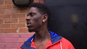 Le rappeur Jimmy Wopo dans le clip de "Elm Street"