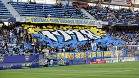 Les supporters de Sochaux au stade Auguste Bonal, 26 mai 2023