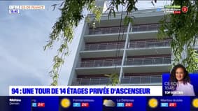 Val-de-Marne: un immeuble de 14 étages privé d'ascenseur