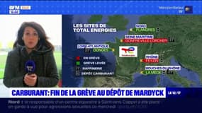 Pénurie: la grève se termine au dépôt Total de Mardyck