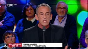 #GrandOral " Il y a deux types d'animateurs, ceux qui rêvaient de l'être, en général ces gens-là se retrouvent à animer des jeux. Et puis vous avez des gens comme moi qui avait fait autre avant !" @T Ardisson #GGRMC