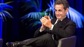 Le président de l'UMP Nicolas Sarkozy