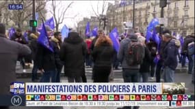 Près de 400 policiers ont manifesté ce mercredi à Paris, des syndicats appellent au blocage des commissariats