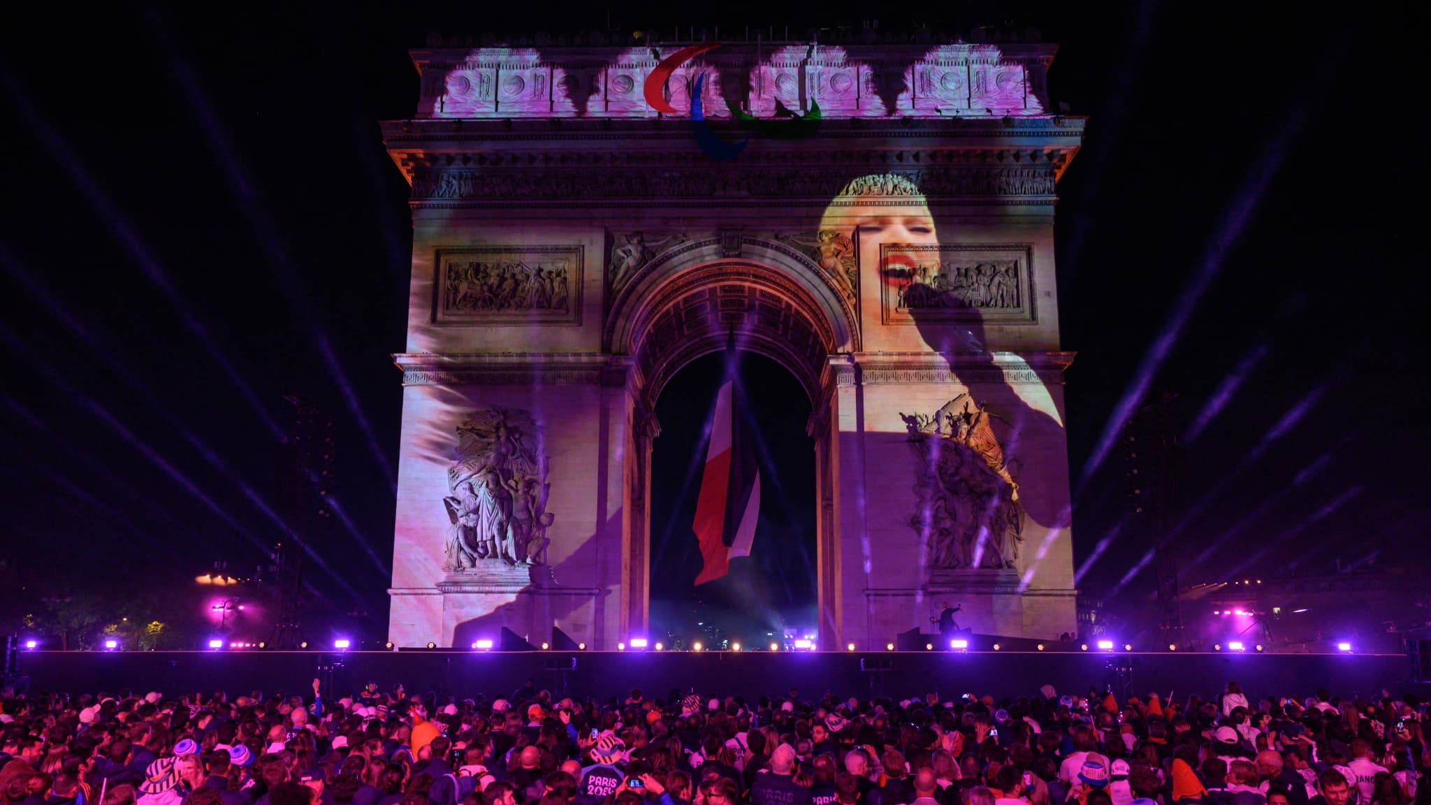 Le concert sur la place de l'Etoile, le 14 septembre 2024.