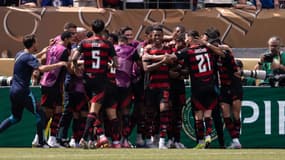 La joie de Flamengo lors de sa victoire contre Chelsea (3-1, Coupe du monde des clubs), le 20 juin 2025