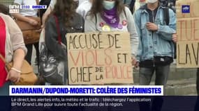 Darmanin/Dupond-Moretti: manifestation féministe à Lille 