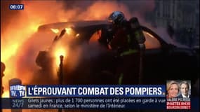 Mobilisation des gilets jaunes: les éprouvantes interventions des pompiers de Paris