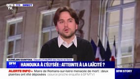 Hanouka à l'Élysée: "Les macronistes, la droite et l'extrême droite ont la laïcité à géométrie variable", pour Aurélien Saintoul (LFI)