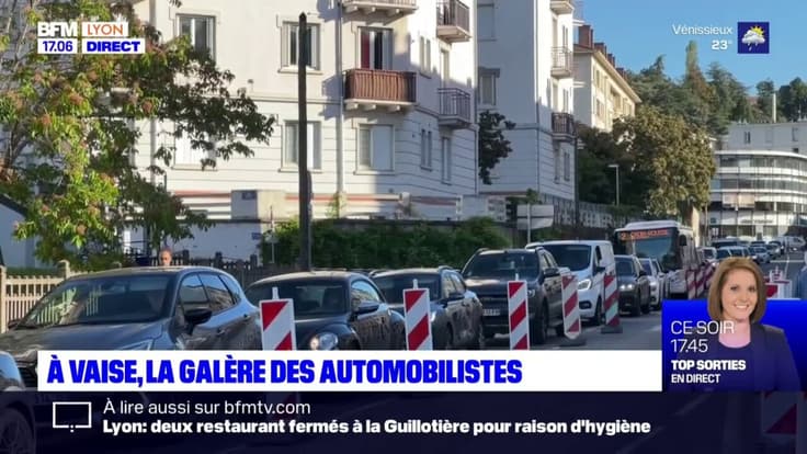 À Vaise, la galère des automobilistes