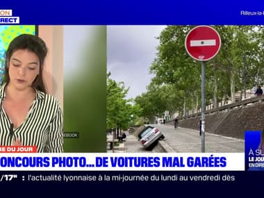 L'histoire du jour: un concours photo de voitures mal garées à Lyon