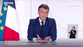 Covid-19: Emmanuel Macron évoque des premières vaccinations possibles fin décembre-début janvier