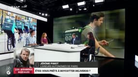 Grève des livreurs Deliveroo: "Ceux qui roulent 7 jours sur 7 10 heures par jour gagnent seulement 2500 bruts"