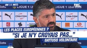 OM 1-1 Metz: "Si je n'y croyais pas..." Gattuso pense toujours aux places européennes