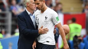 Didier Deschamps et Lucas Hernandez