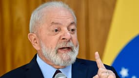 Le président brésilien Lula le 27 octobre 2023 à Brasilia 