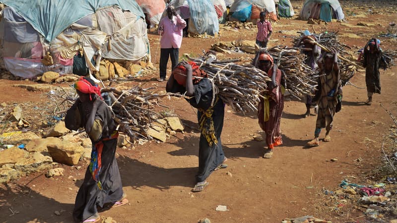 Une grave famine touche la Somalie.
