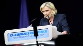 Marine Le Pen, le 30 juin 2024