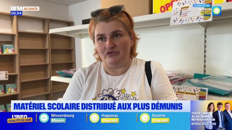 Le Secours Populaire du Bas-Rhin distribue du matériel scolaire à un millier d'enfants de familles démunies