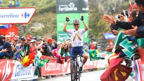 Stepfan Denifl, sur la 17e étape de la Vuelta en 2017