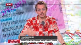faut-il régulariser les sans-papiers qui viennent travailler ? Thomas Porcher est pour