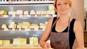 Charlène Bouy, patronne de la fromagerie Charlicot.